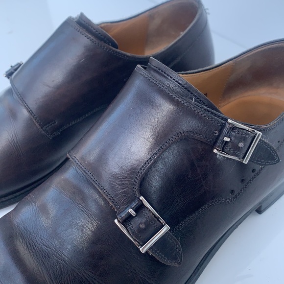 Double Monk Strap Dress shoes by Magnanni Sz 9M - Picture 7 of 16